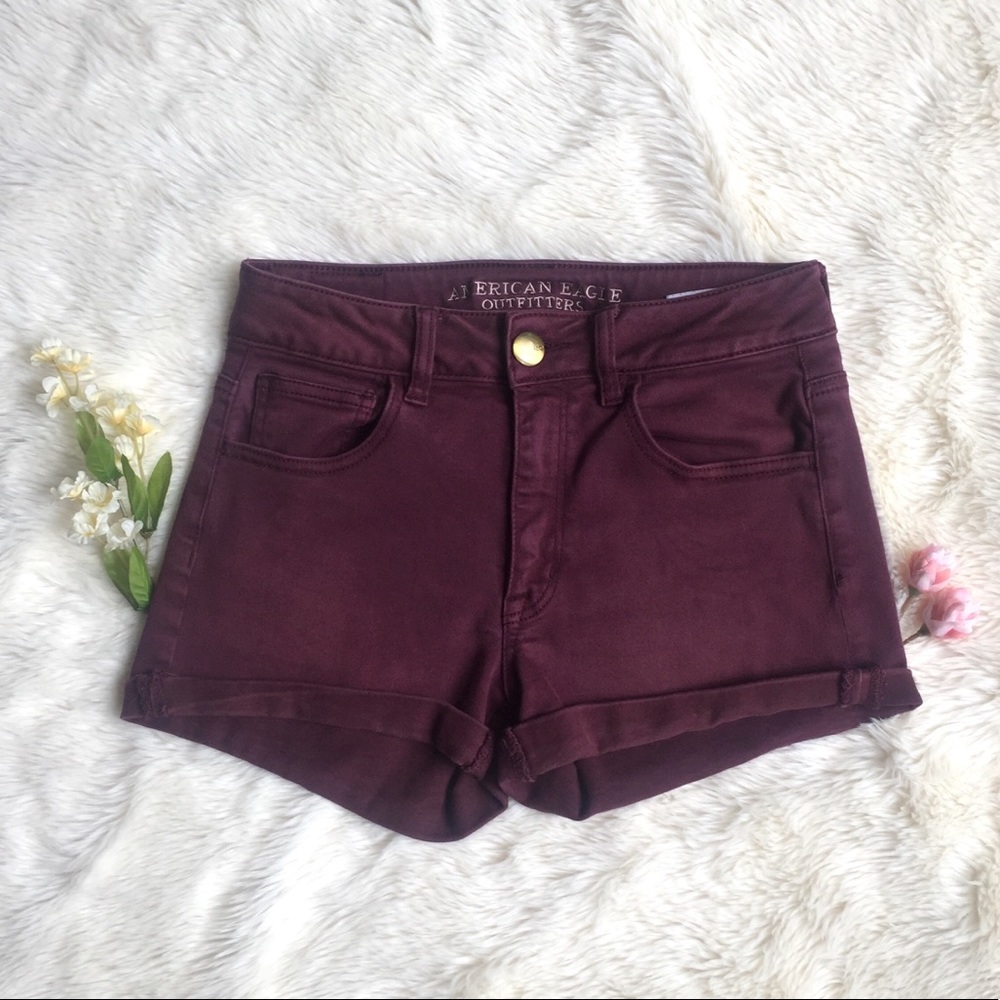 American Eagle Women’s SuperStretch Hi-Rise Shorts